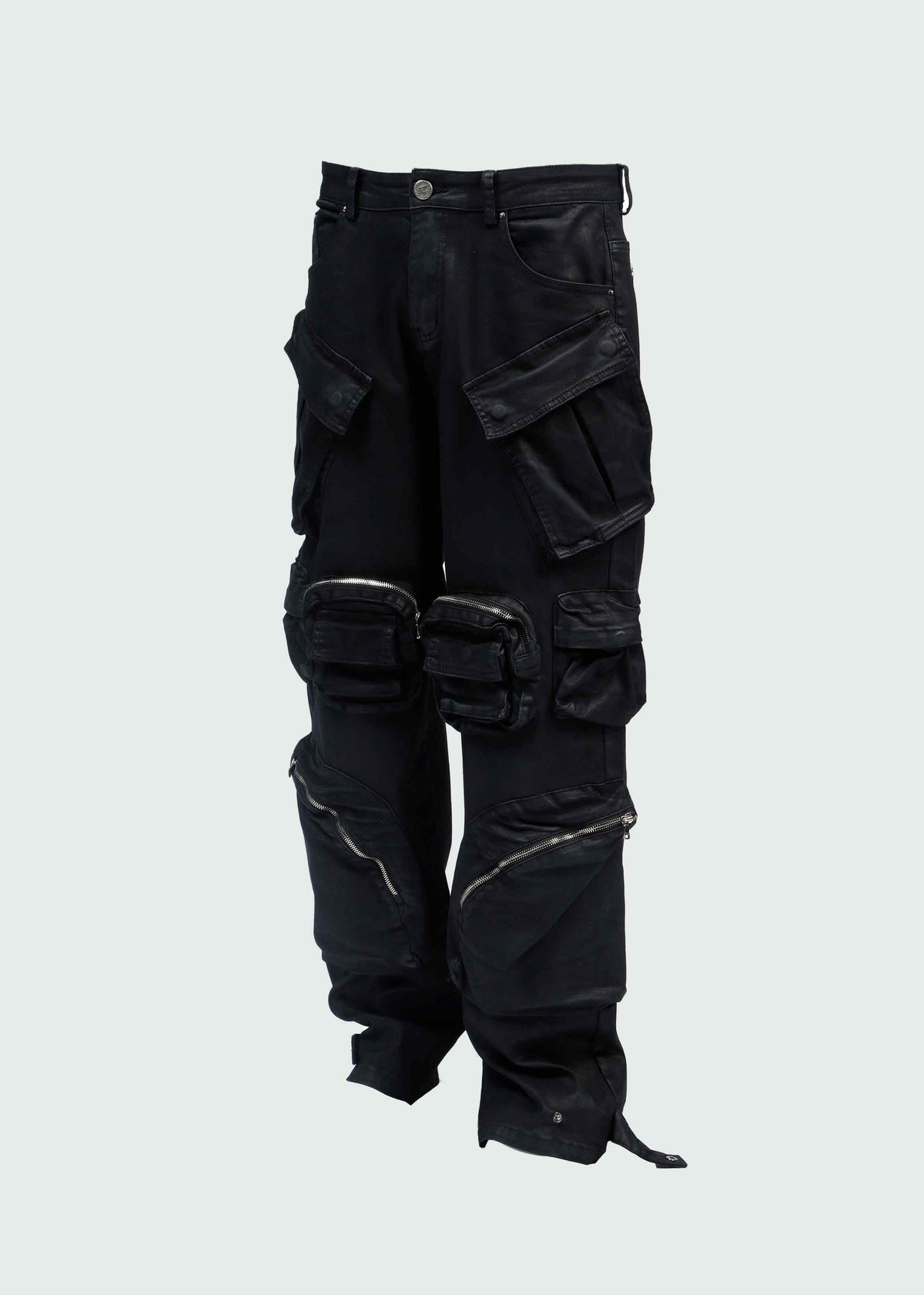 Zipper Wax Cargo Jeans 25 – Tulones