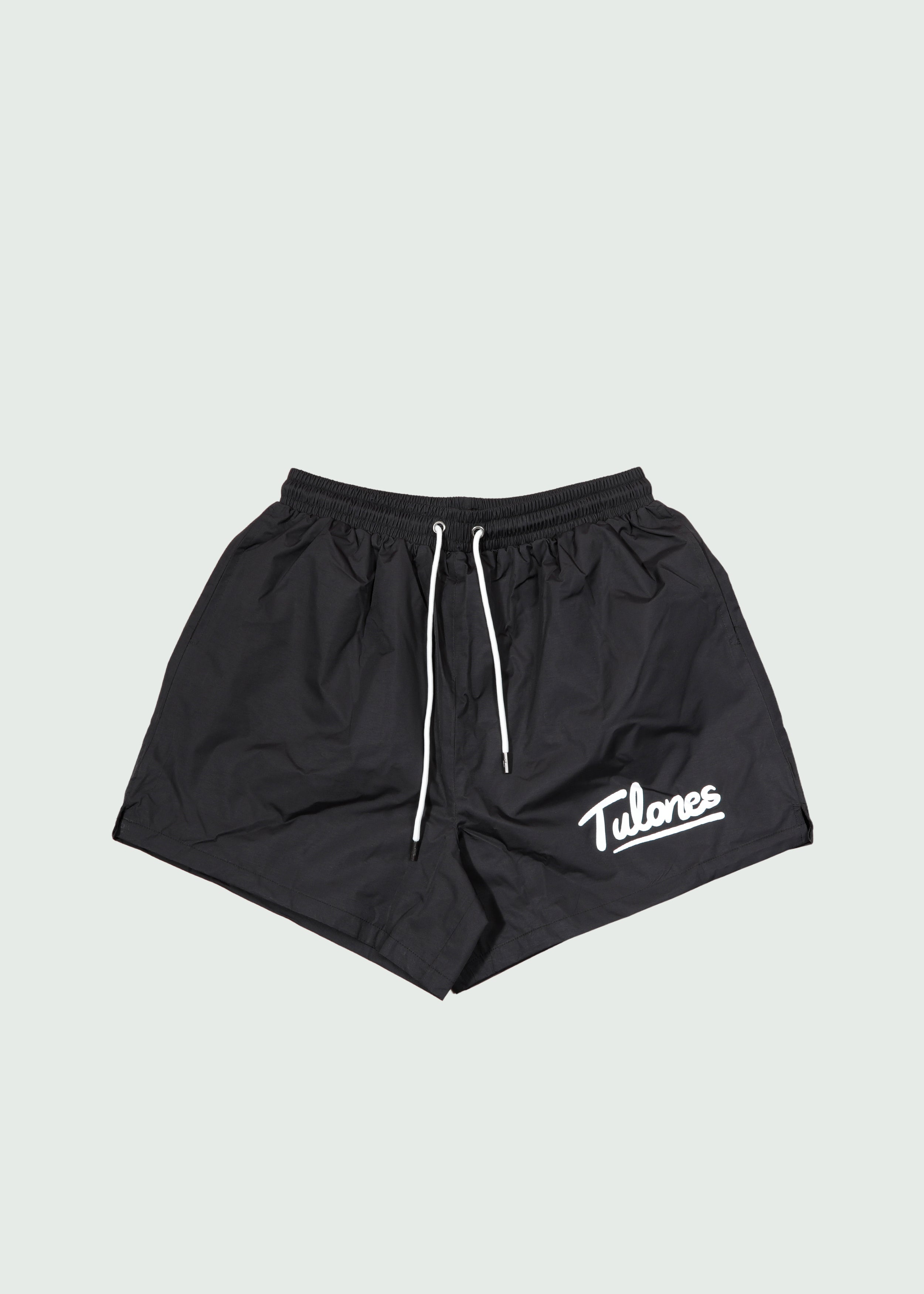 Cursive Logo Rain Shorts Black Main image