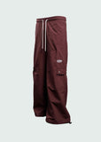 Nylon Pants Brown