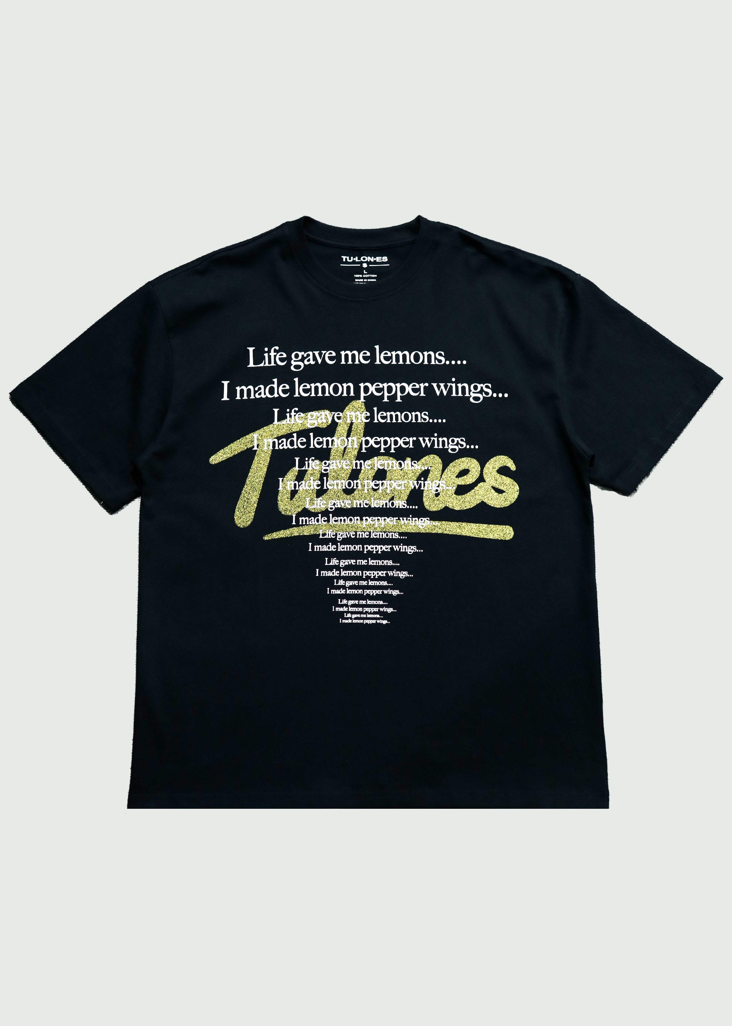 Lemons & Peaches T-shirt Black