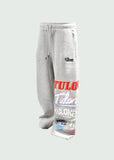 Multi-Font Pants Grey
