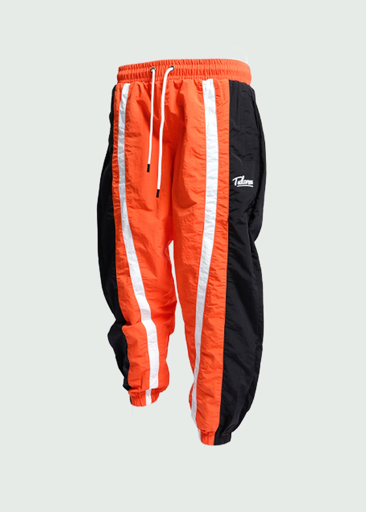 Cursive Nylon Pants Orange Main image