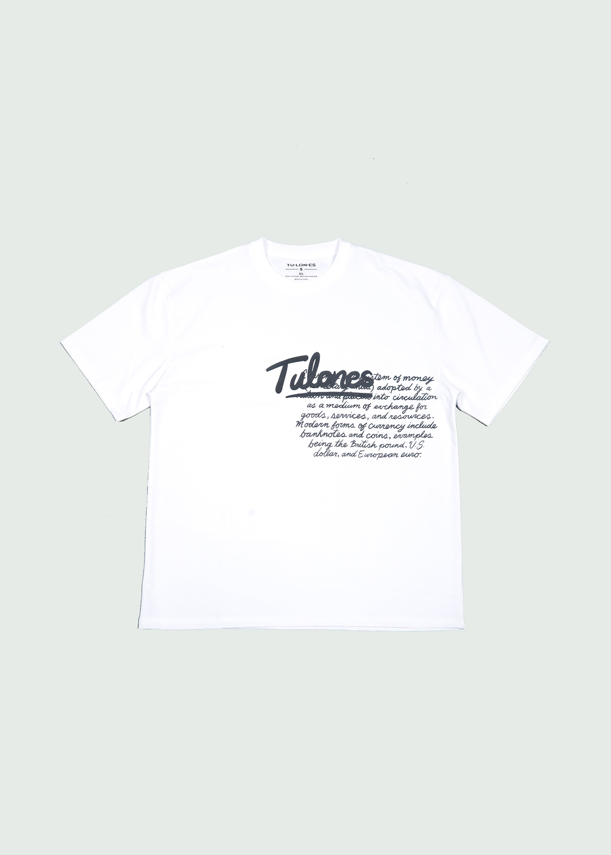 Currency Definition T-shirt White Main image