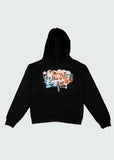 Spray Paint Hoodie Black