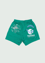 Multi Logo Shorts Green