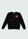 Varsity Letter Crewneck Black