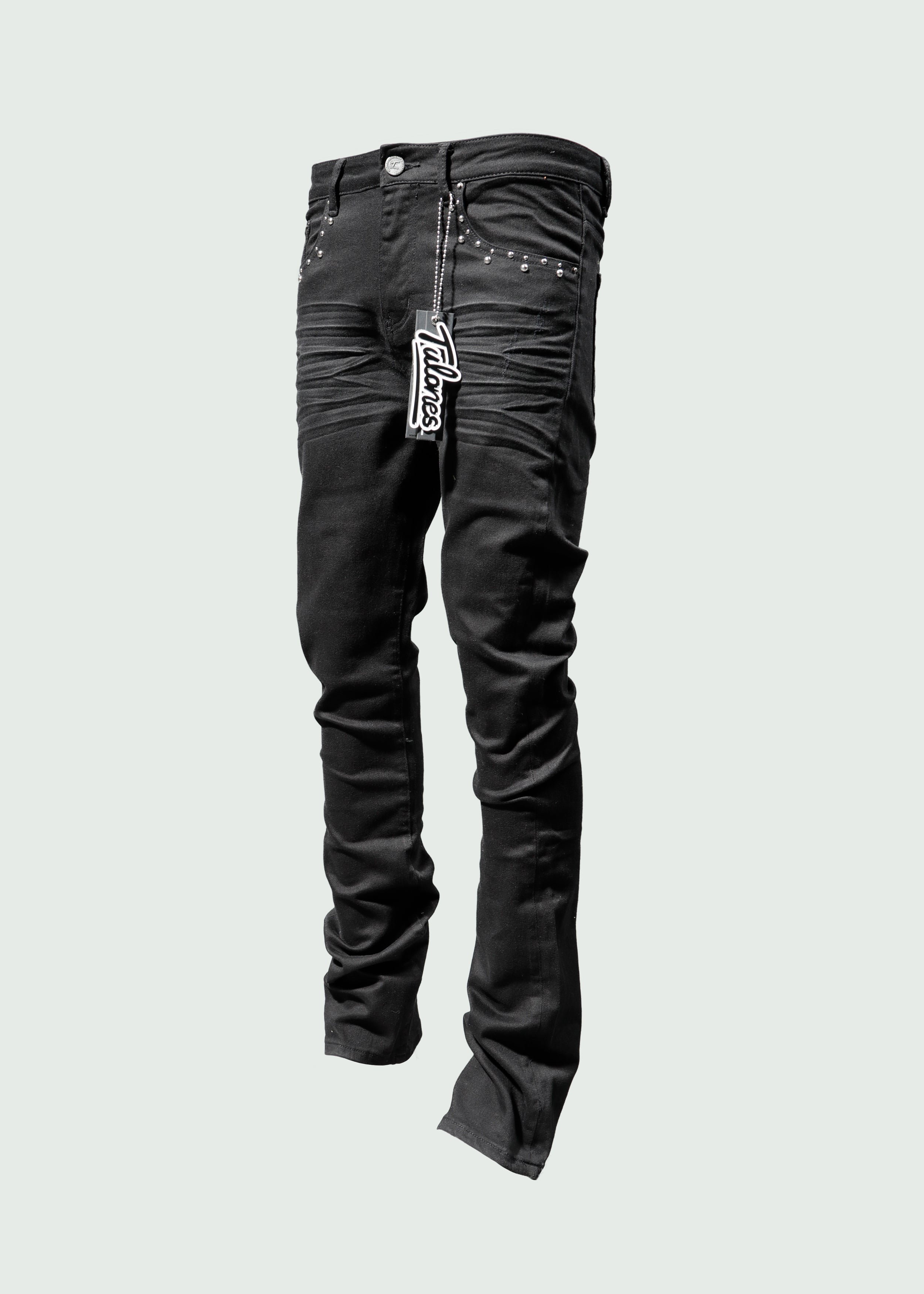Black Studded 26 Jeans
