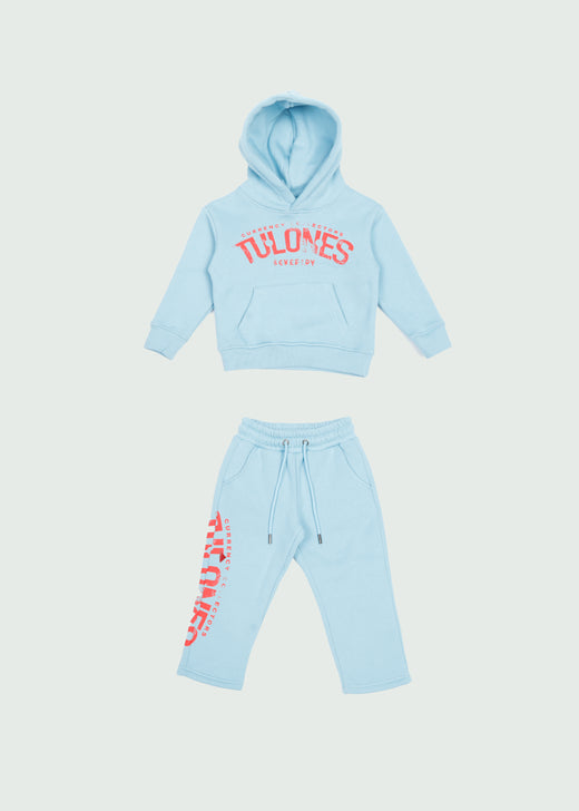 Cursive Sweatsuit Kids Red