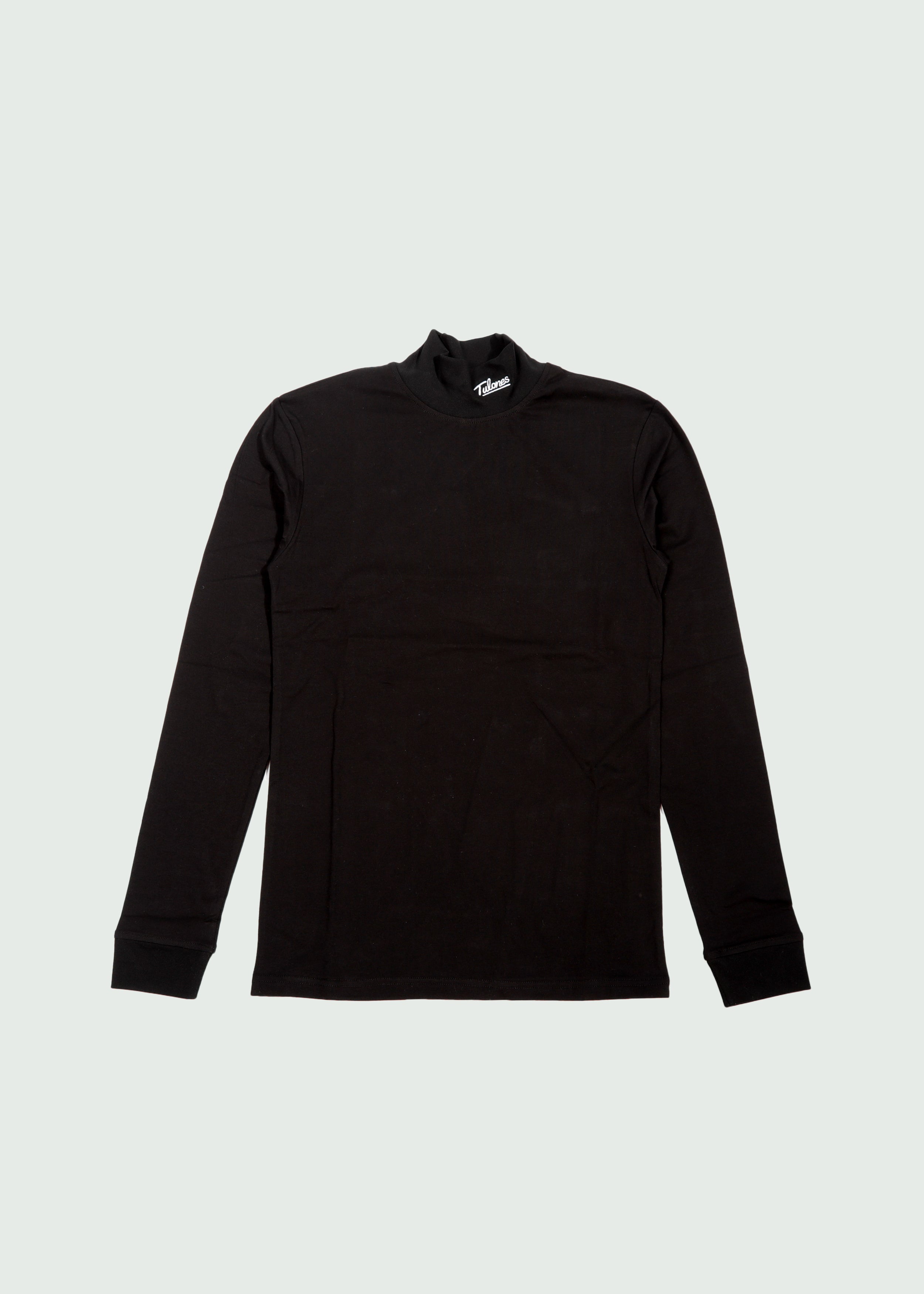 Cursive Logo Turtleneck Black