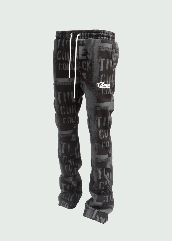 Stencil Pants Black