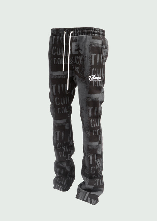 Stencil Pants Black