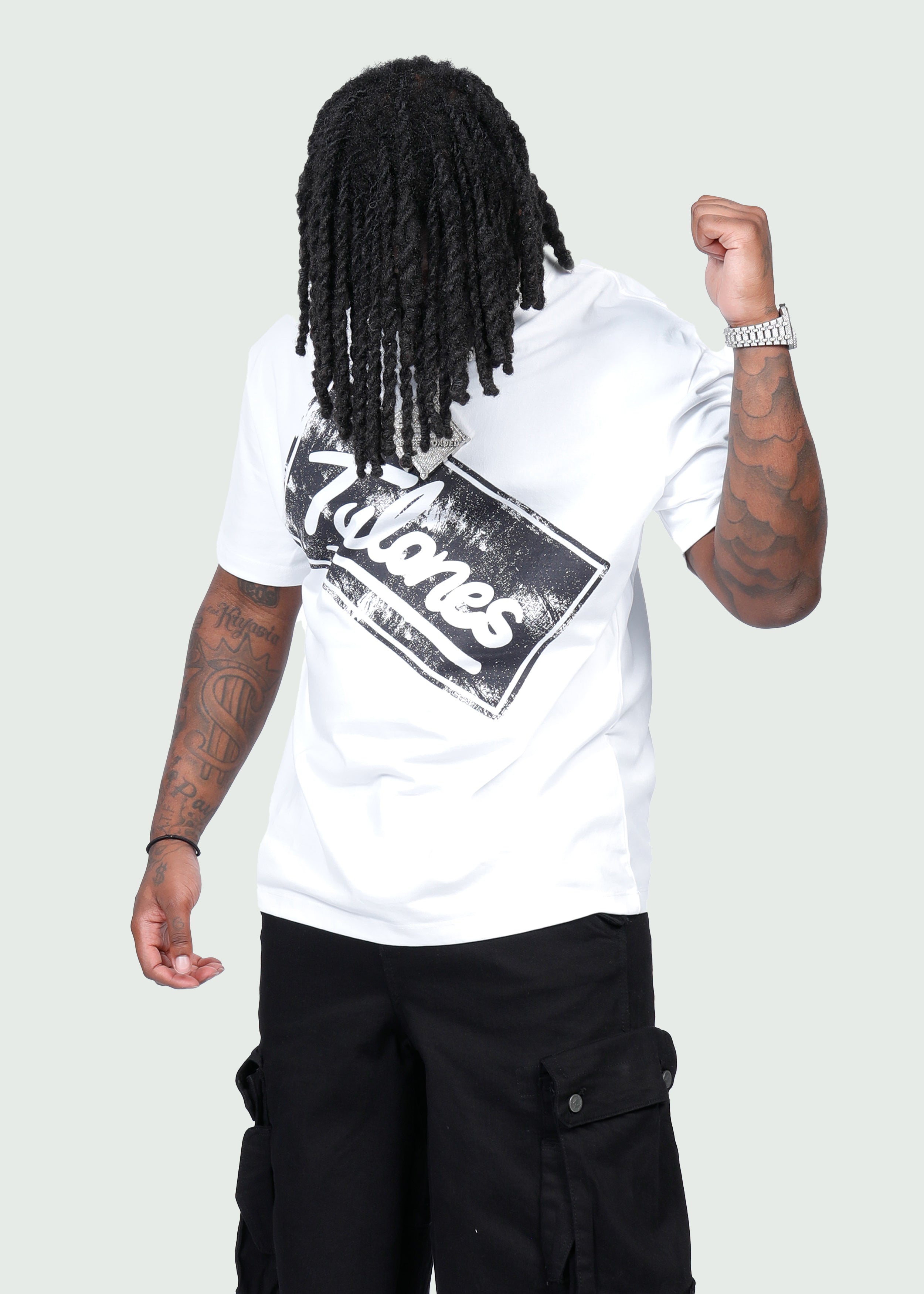 Postage Stamp T-shirt White