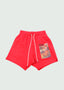 Vandalized Shorts Red