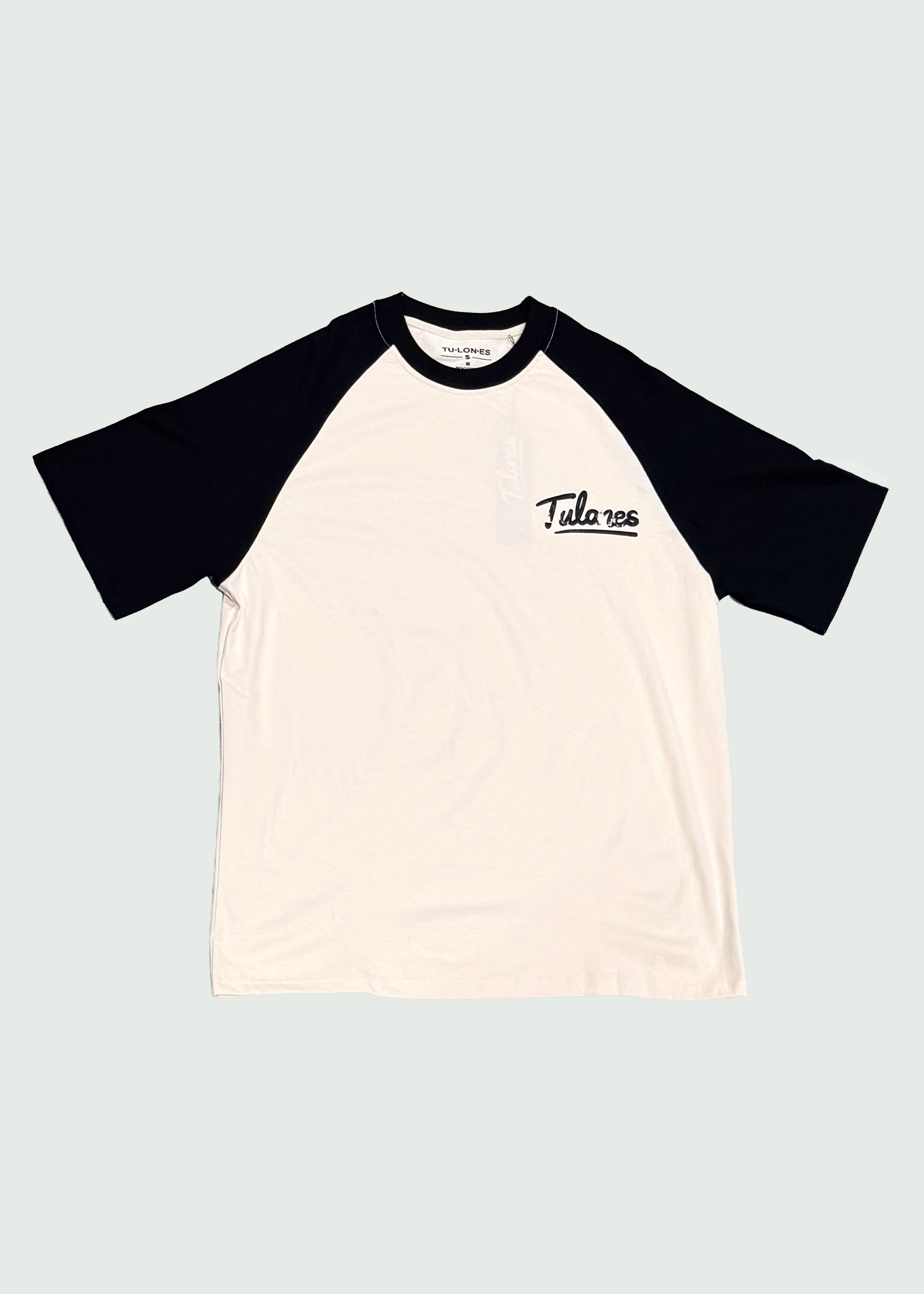 Raglan T-shirt Cream & Black
