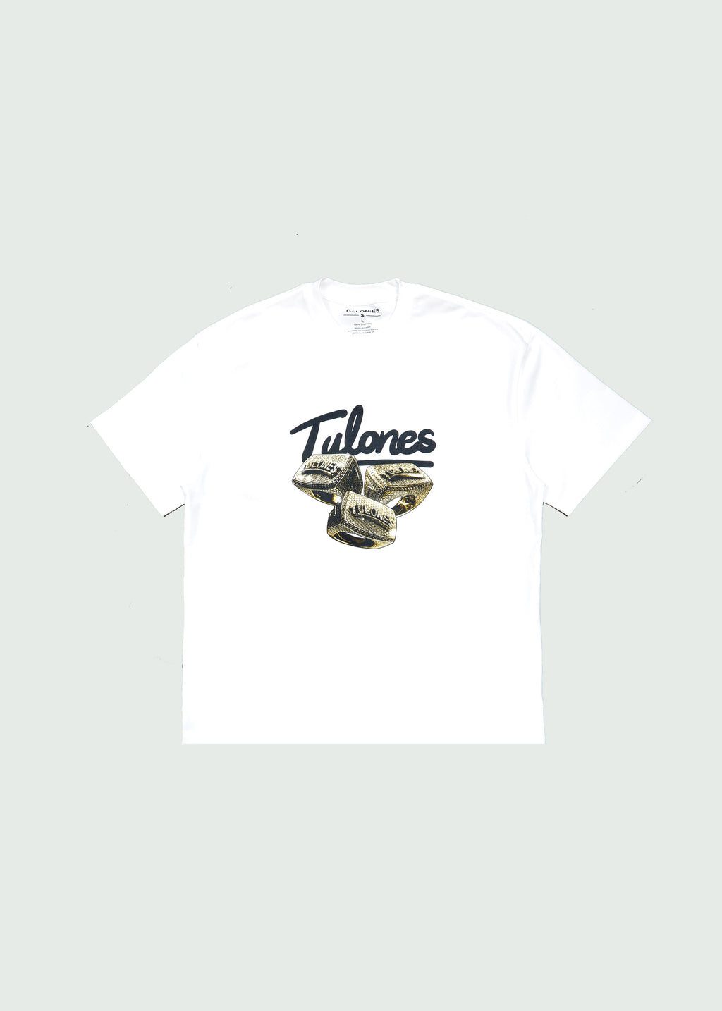 Cursive Championship T-shirt White