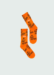 Orange By Any Means Socks