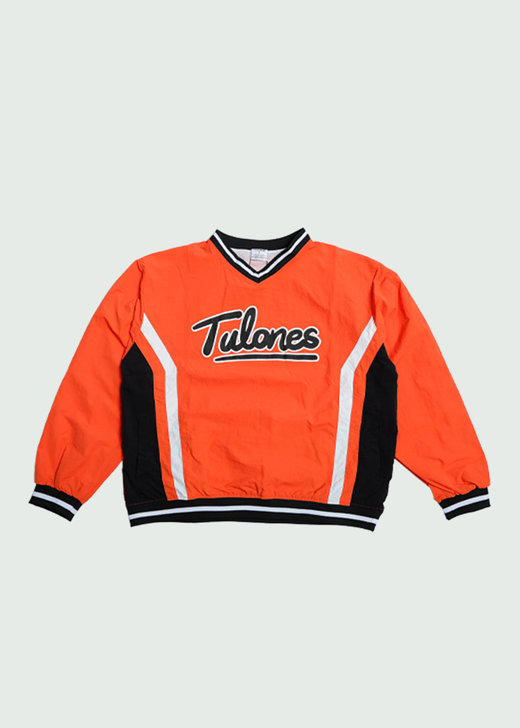 Cursive Nylon Crewneck Orange