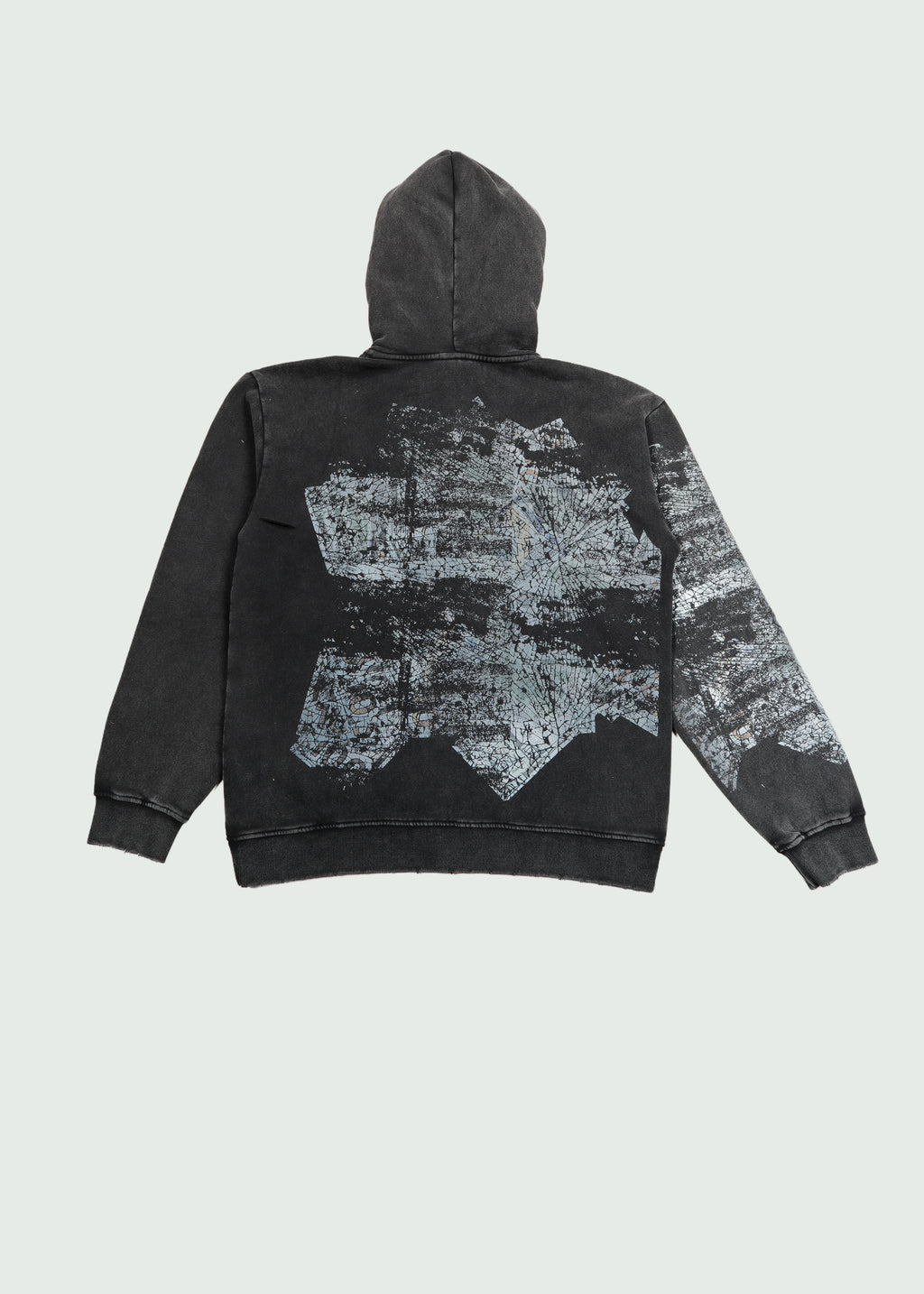 Rugged Zip-Up Hoodie Black