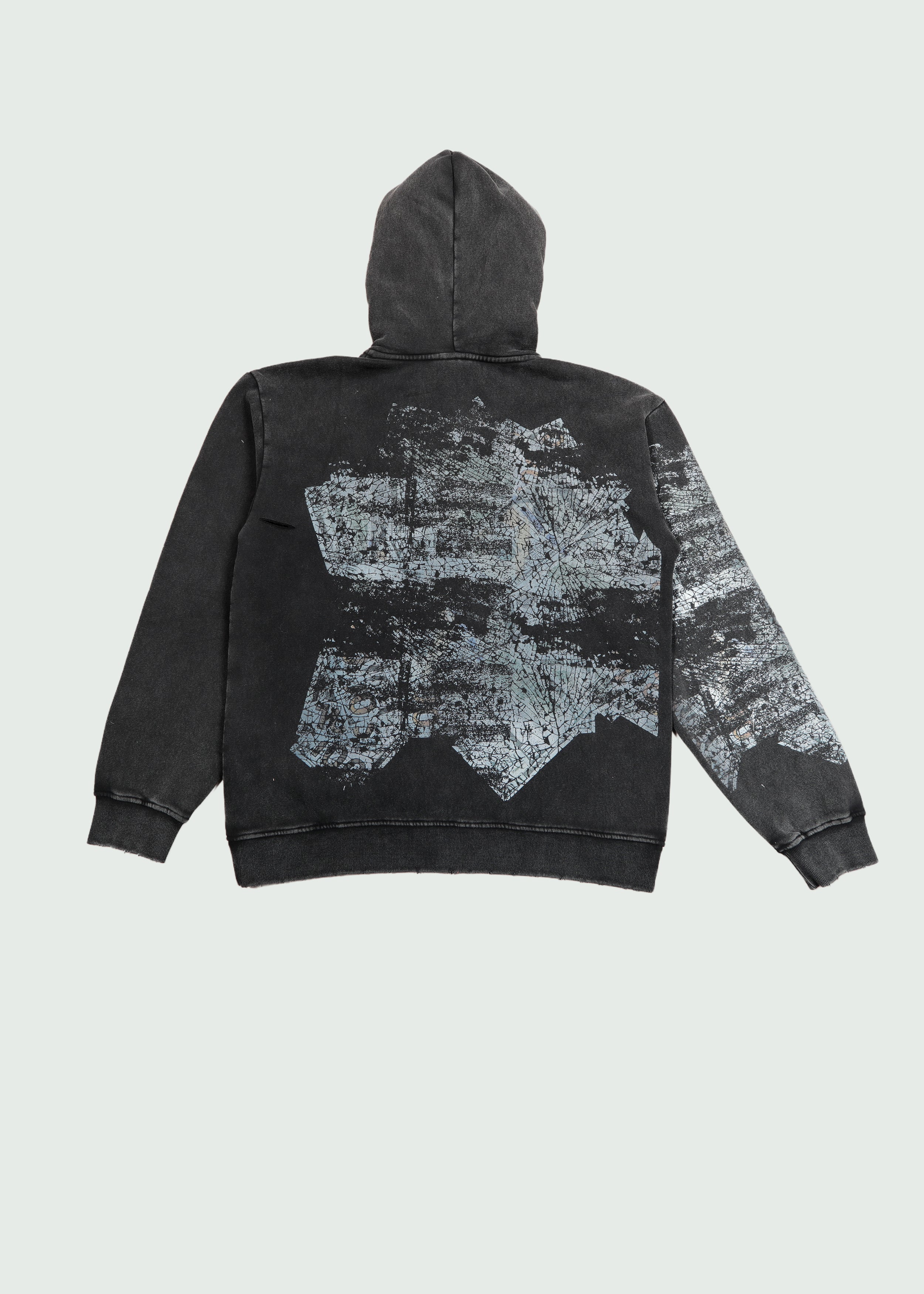 Rugged Zip-Up Hoodie Black