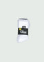 White 26’ Cursive Staple Crew Socks 5-Pack