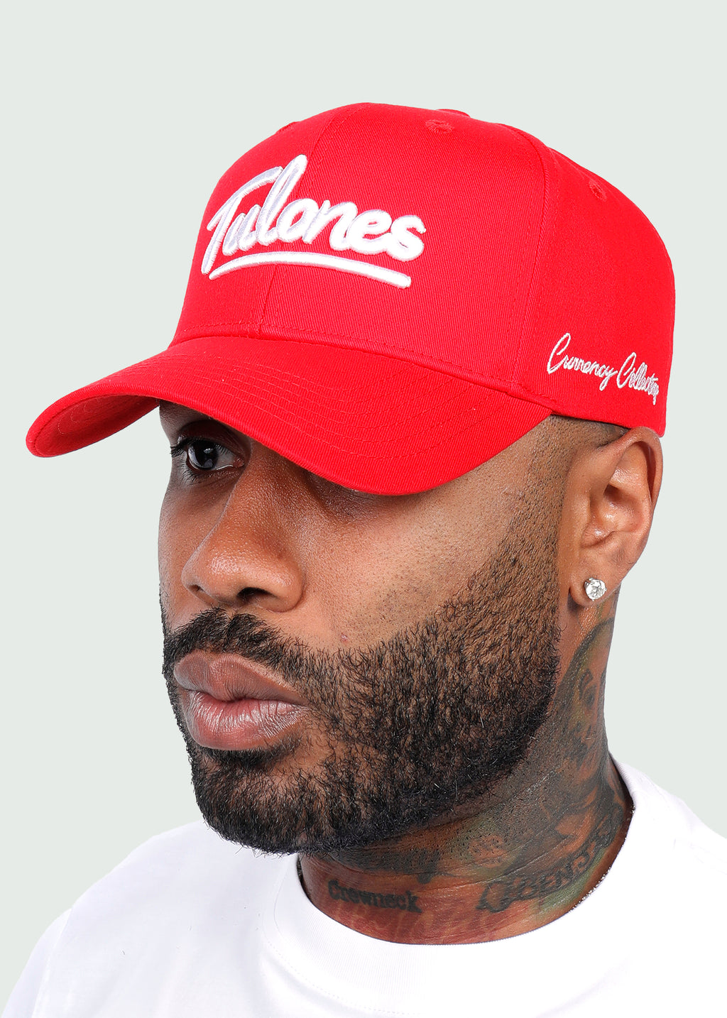 Red Cursive Hat