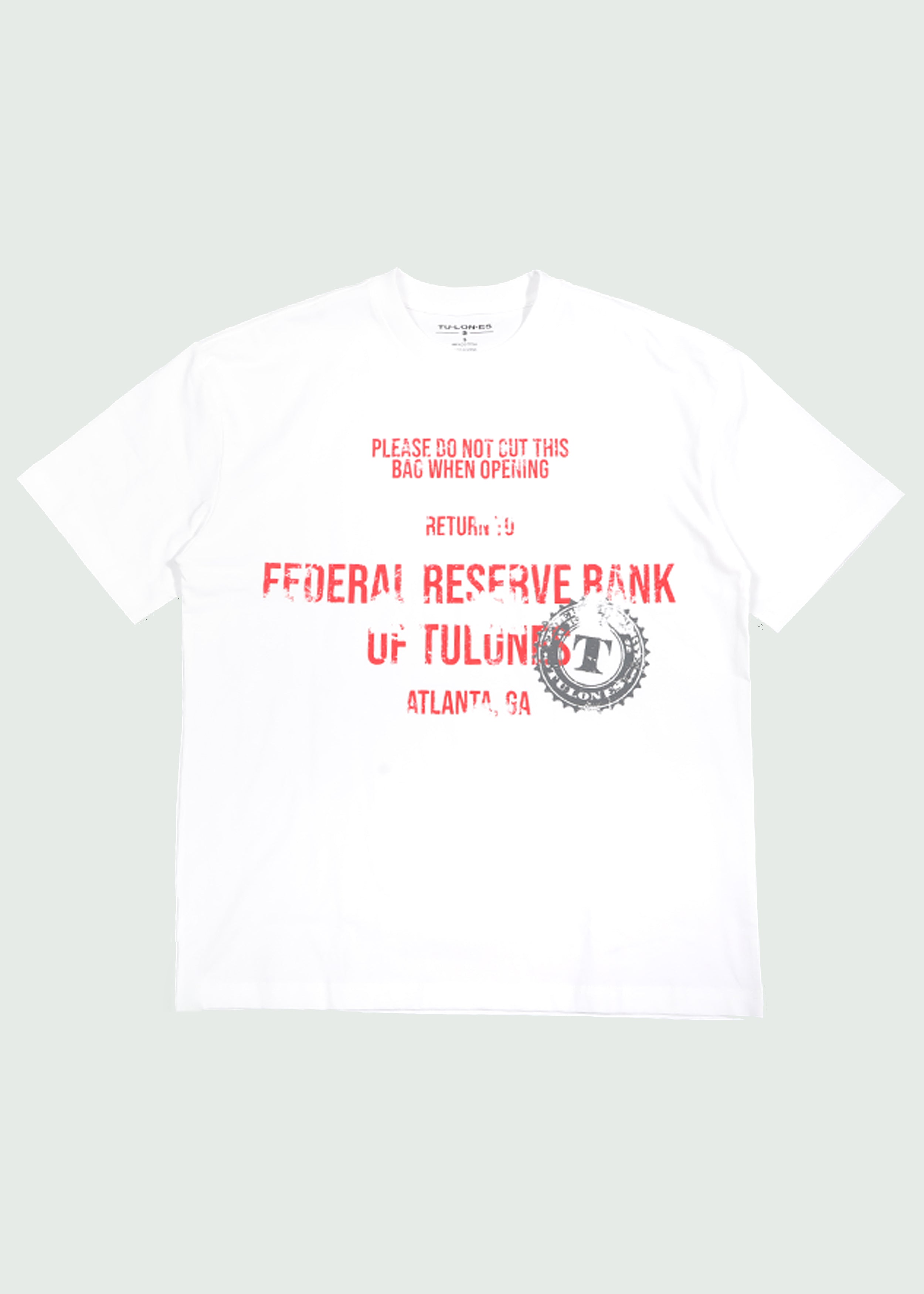 Fed Reserve T-shirt White/Red