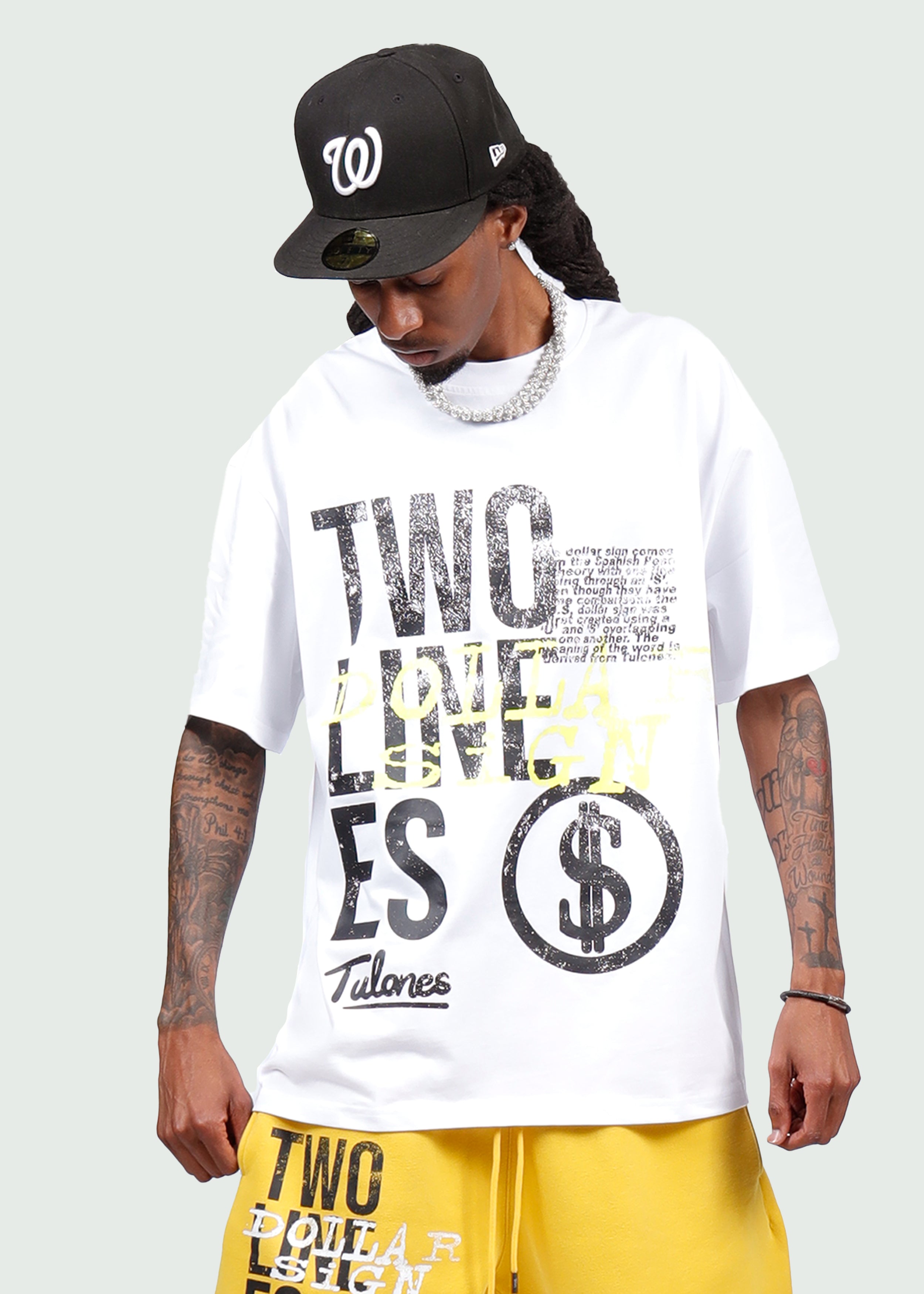 Dollar Sign T-Shirt White