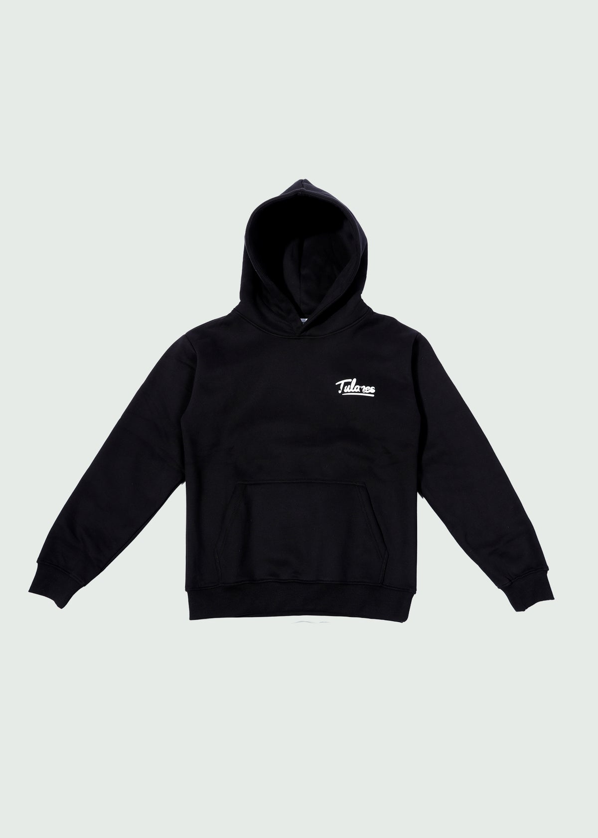 Oversized Cursive Hoodie Black Main image