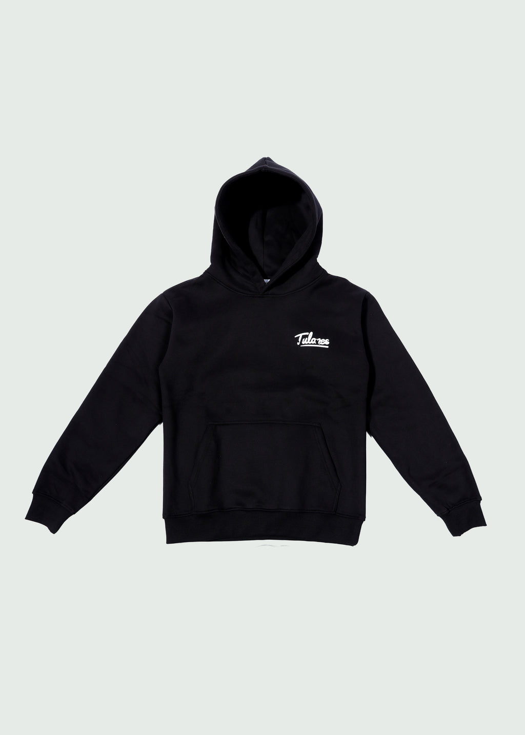 Oversized Cursive Hoodie Black