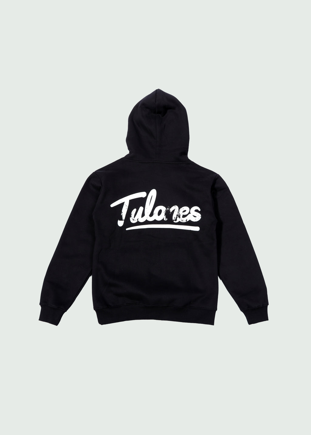 Oversized Cursive Hoodie Black