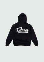 Oversized Cursive Hoodie Black