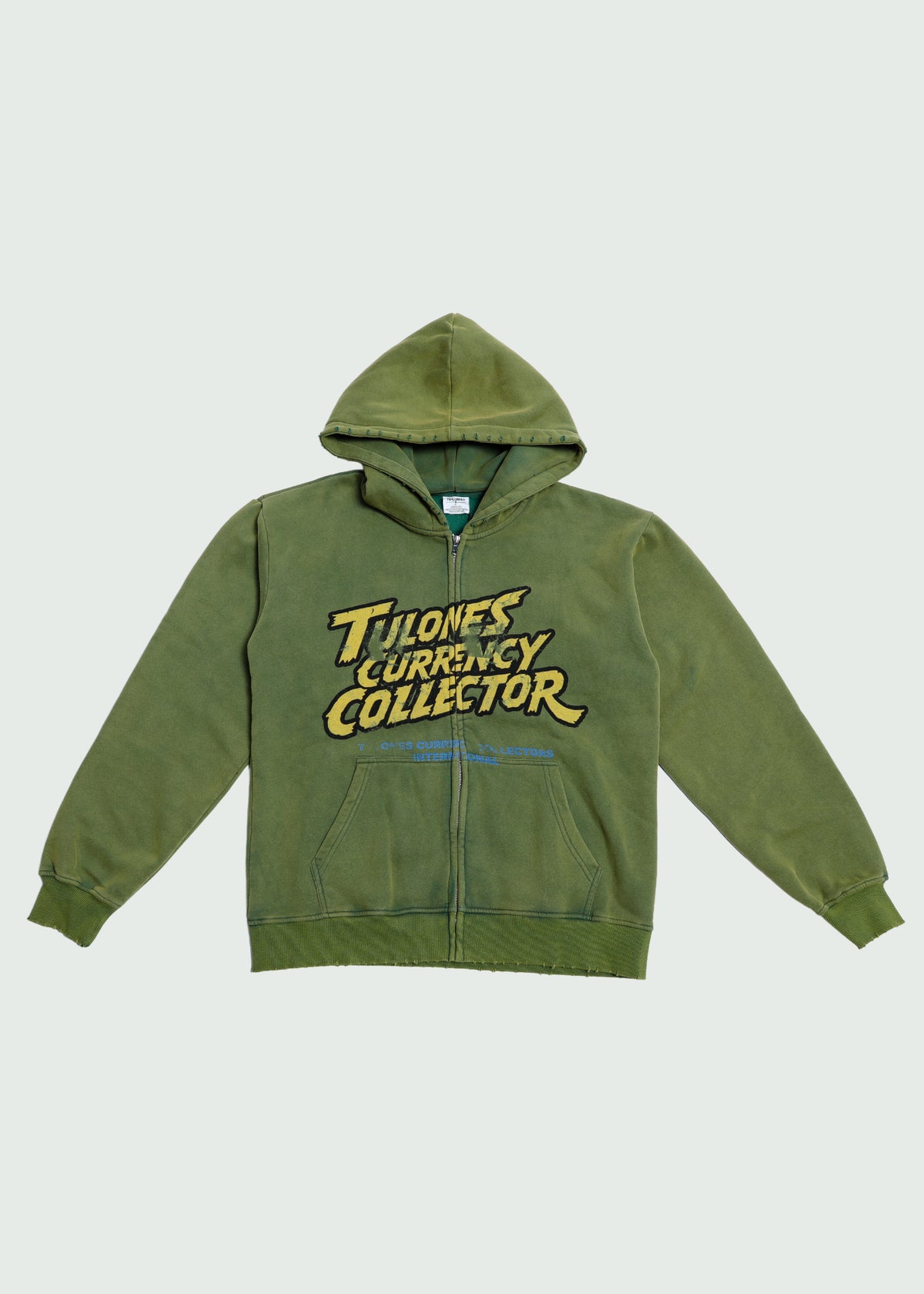 International Bills Zip-Up Hoodie Green Main image