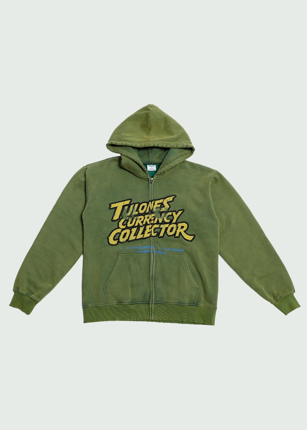 International Bills Zip-Up Hoodie Green