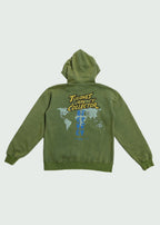 International Bills Zip-Up Hoodie Green