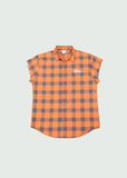 Cut Off Flannel Orange
