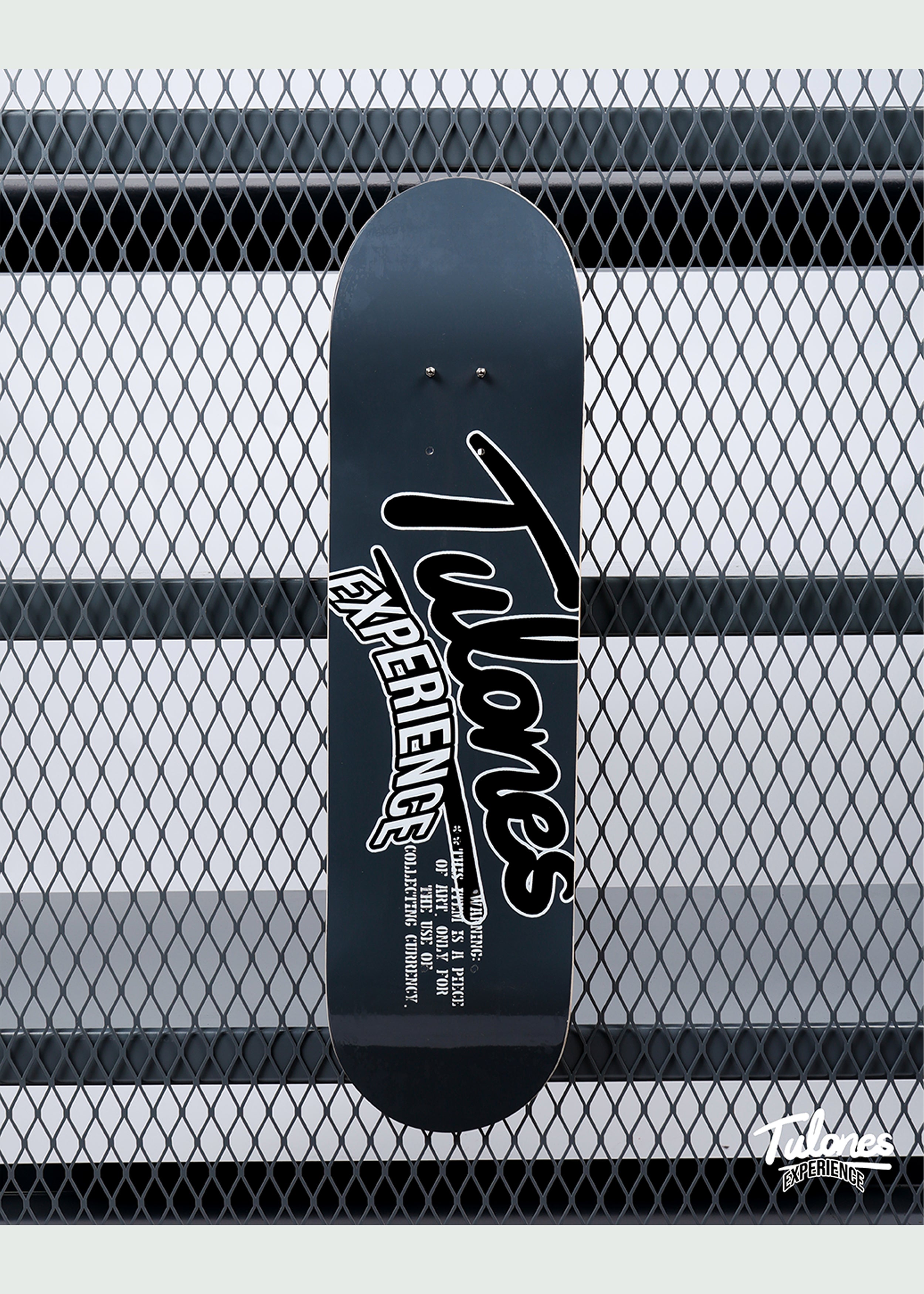 Experience Wall-Mount Skateboard Grey