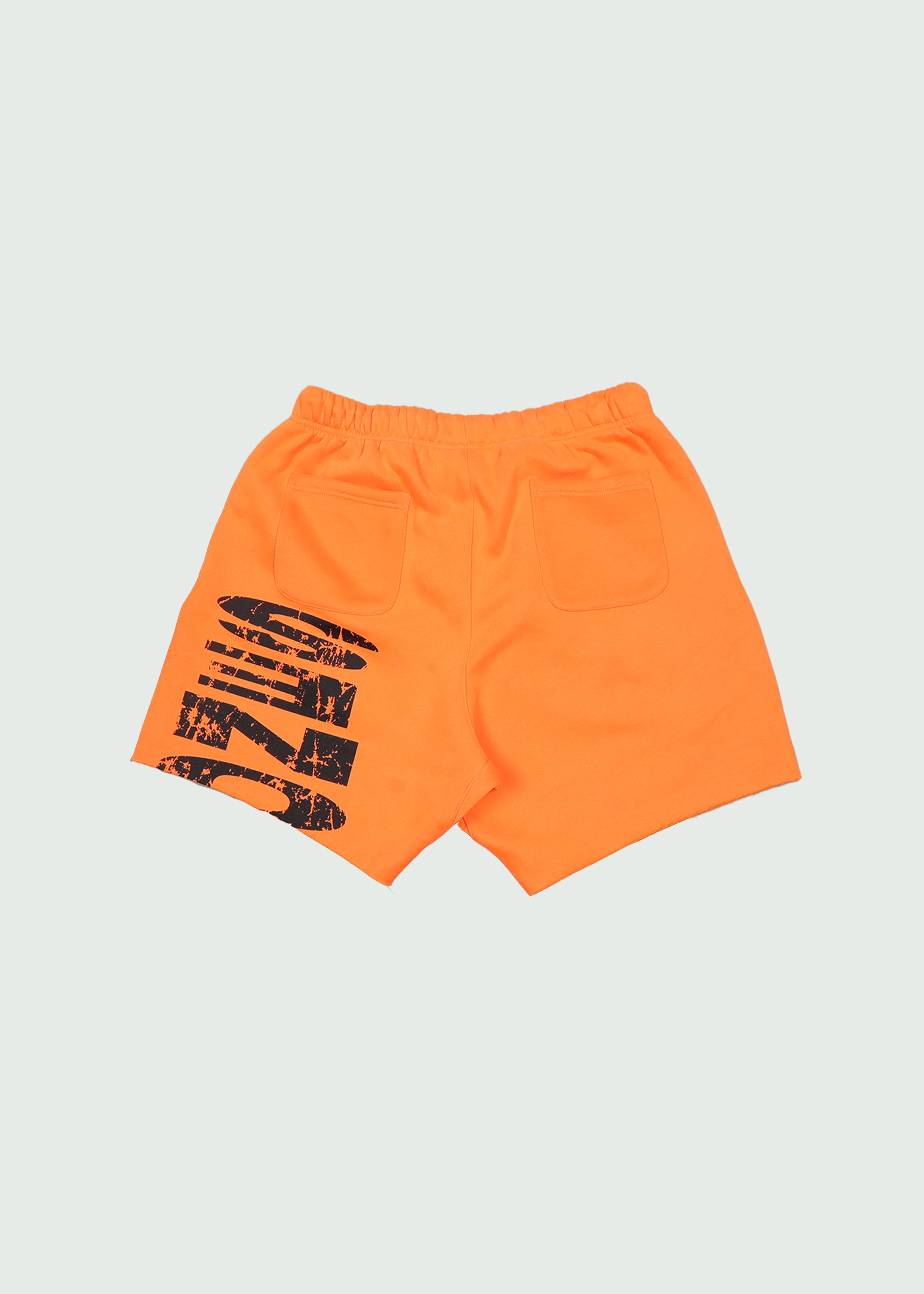 Retro Cotton Shorts Orange Secondary image