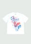 Liquid Cash T-shirt White/Blue