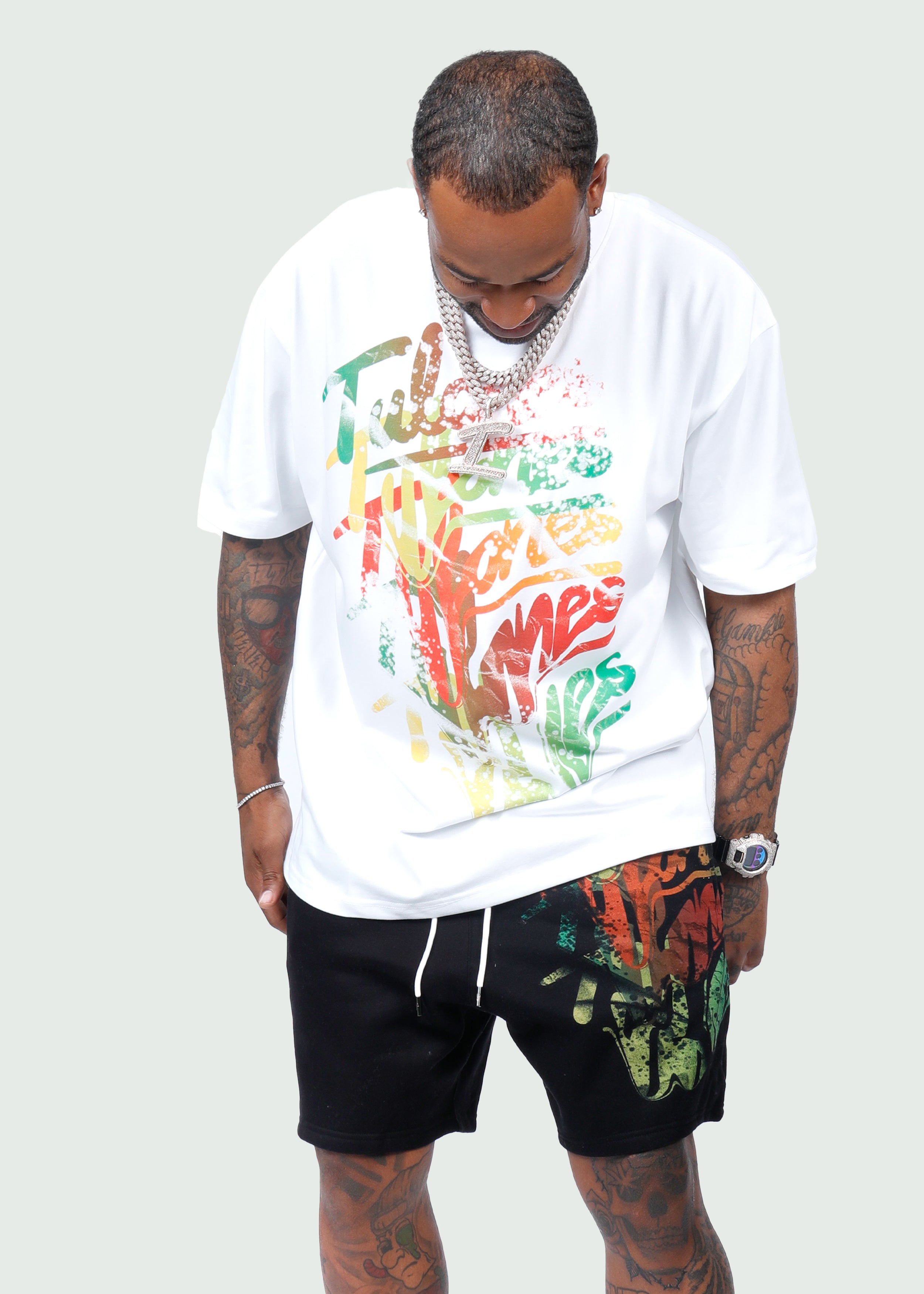 Liquid Cash Cotton Shorts Black Secondary image