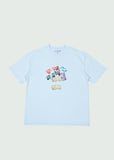 Torn Receipt T-shirt Blue