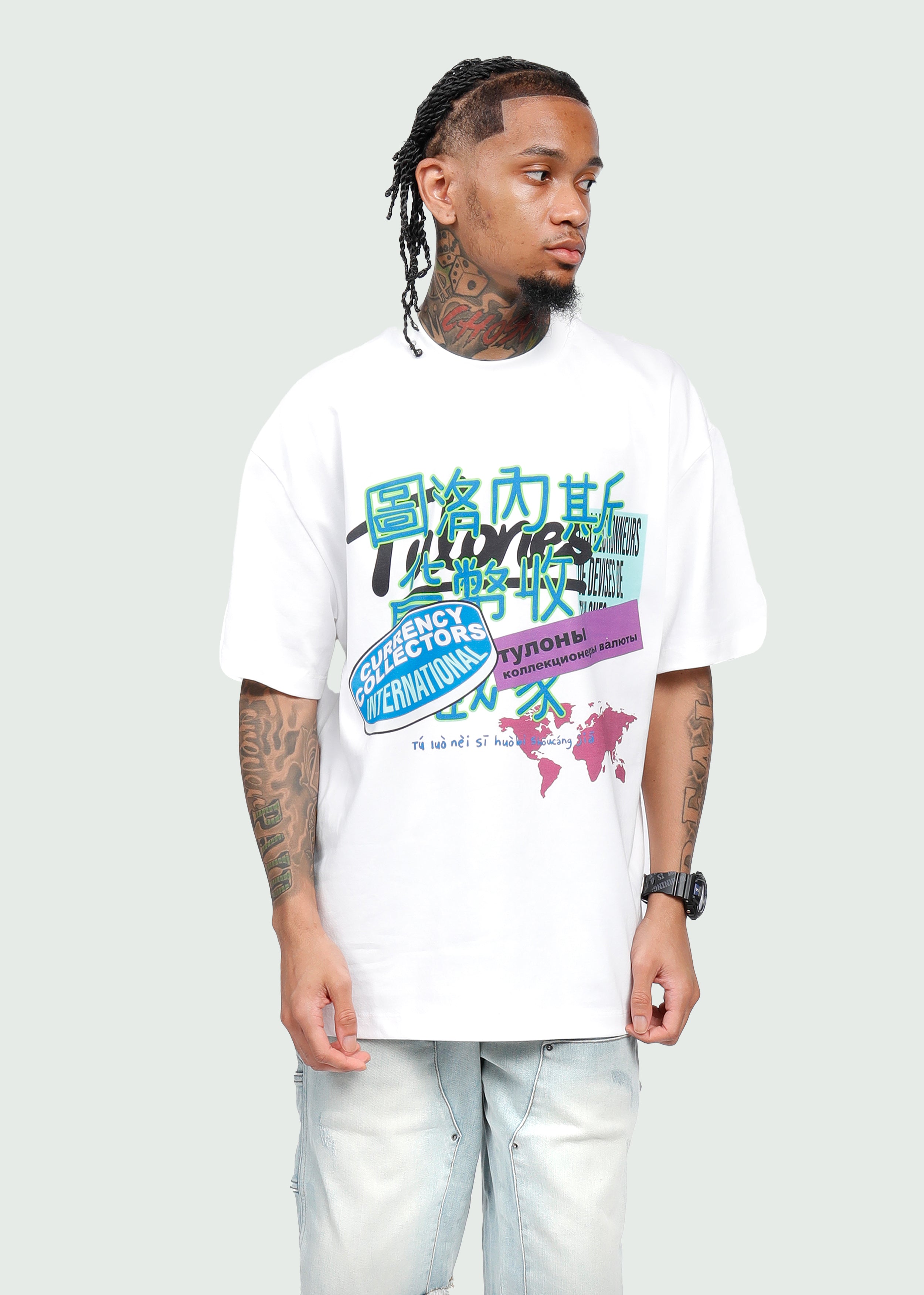 International Currency T-shirt White Secondary image