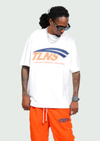 TLNS Classic T-shirt White/Orange