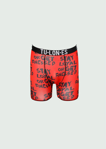 Red Stay Loyal Briefs