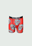 Red Benji Head Street Art Briefs